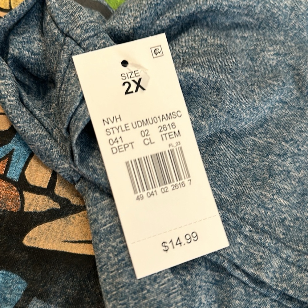 NWT Heather Blue He Man Tee Shirt - Picture 3 of 3